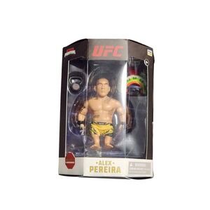 UFC Octagon Fighters Alex Pereira Action Figure PMI Collectible with Accessories
